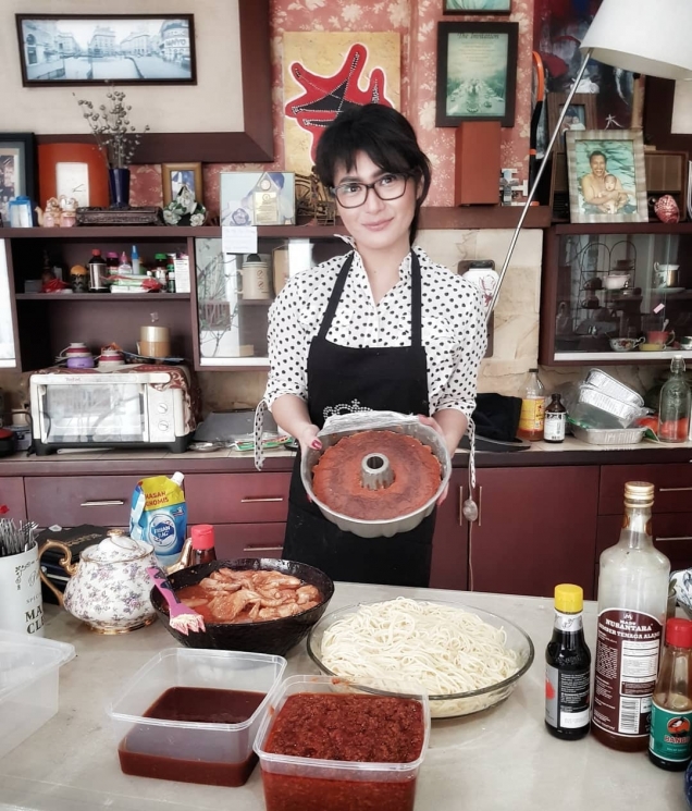 Penampilan terkini Tamara Geraldine setelah vakum dari dunia hiburan/ Instagram @tamarageraldine74