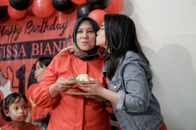 Perayaan ulang tahun Tissa Biani/ Instagram @tissabiani