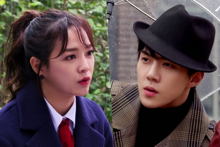 Sejeong Gugudan dan Sehun (soompi)