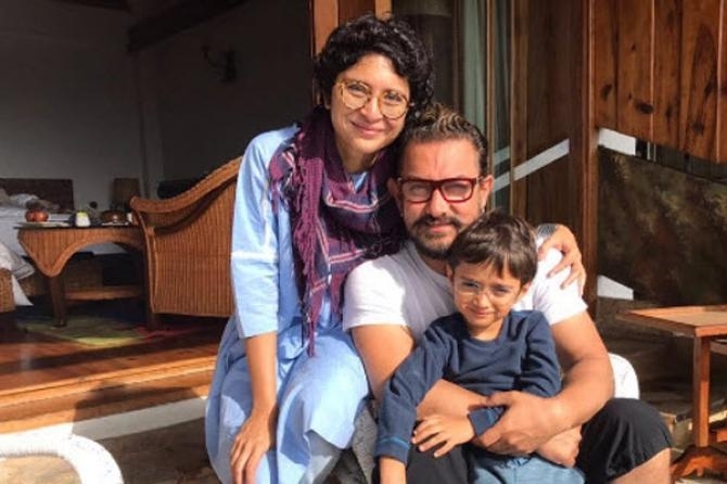 Aamir Khan dan keluarga from bollywoodshaadis.com