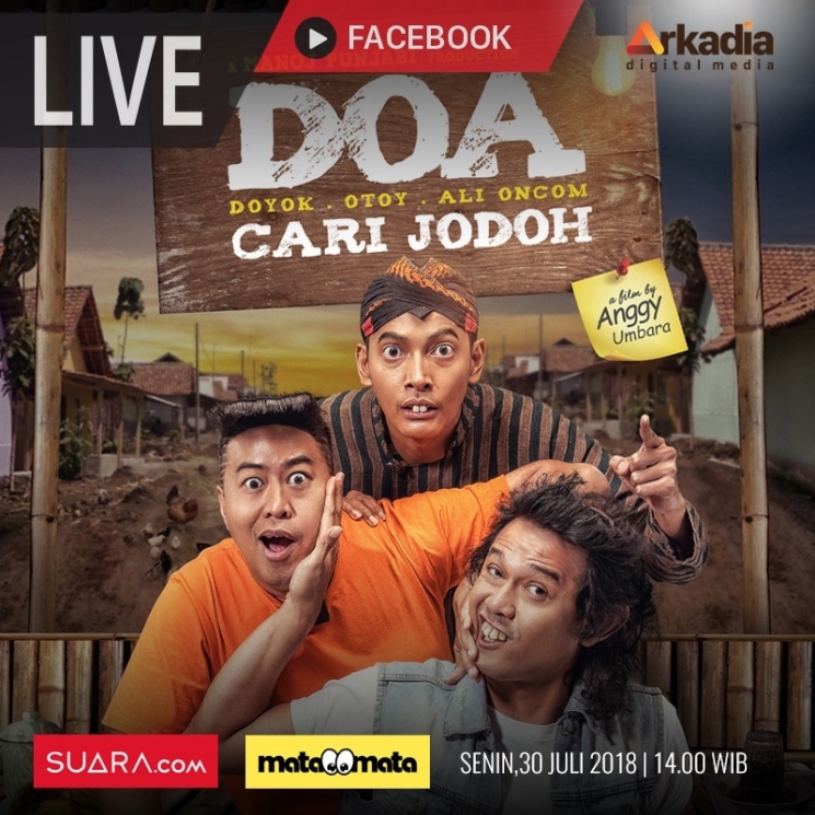 Cerita Fedi Nuril, Pandji Pragiwaksono, dan Dwi Sasono di Film Doa Cari Jodoh