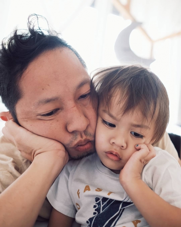 Ringgo Agus Rahman dan Bjorka (Instagram/@sabaidieter)