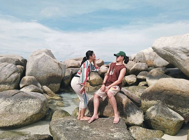 Dylan Carr dan Hana Saraswati. (Instagram/@dylancarr8)