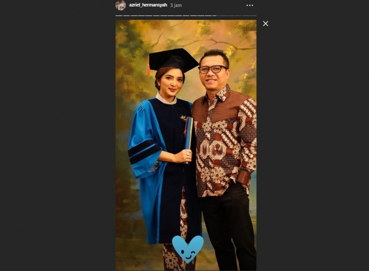 Anang Hermansyah dan Ashanty. (Instagram/@azriel_hermansyah)