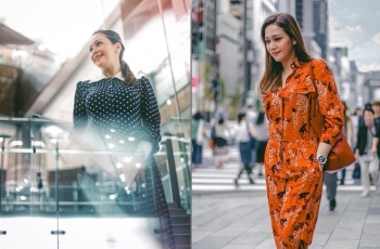 8 Gaya Maia Estianty saat Liburan ke Jepang, Ajak Calon Menantu