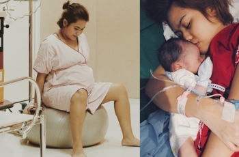9 Perjuangan Mytha Lestari saat Melahirkan Anak Pertama