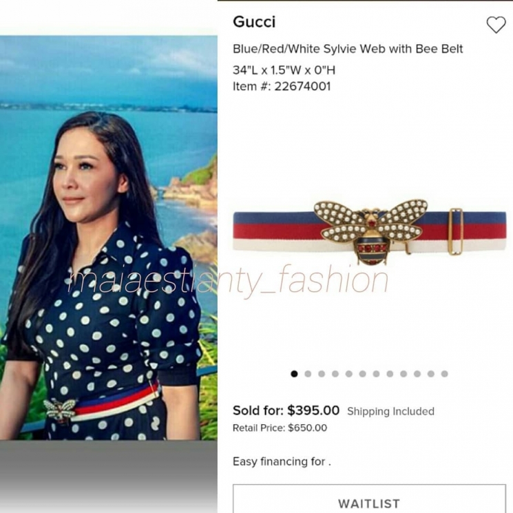 Harga Fashion Item Maia Estianty yang di bawah Rp 6 juta. (Instagram/@maiaestianty_fashion)