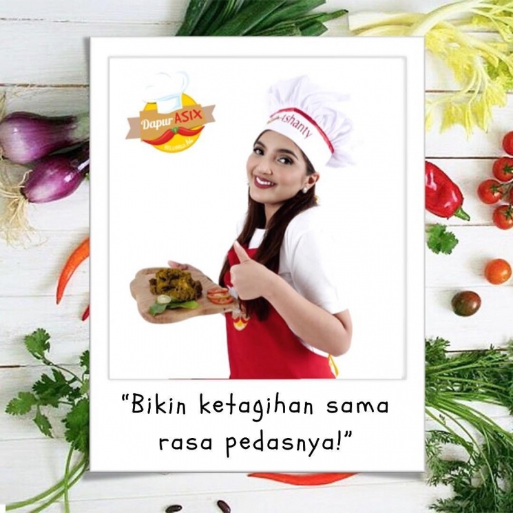 Bisnis kuliner makanan pedas seleb Indonesia. (Instagram/@dapurasix)
