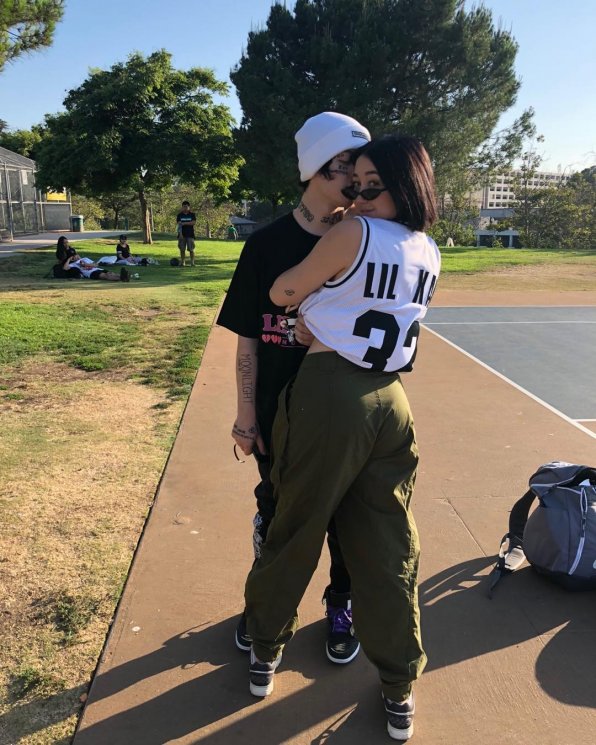 Noah Cyrus dan Lil Xan. (Instagram/@xanxiety)