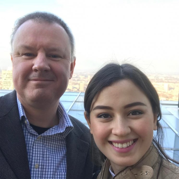 Kimberly Ryder dan papanya, Nigel Ryder. (Instagram/@nigelryder)