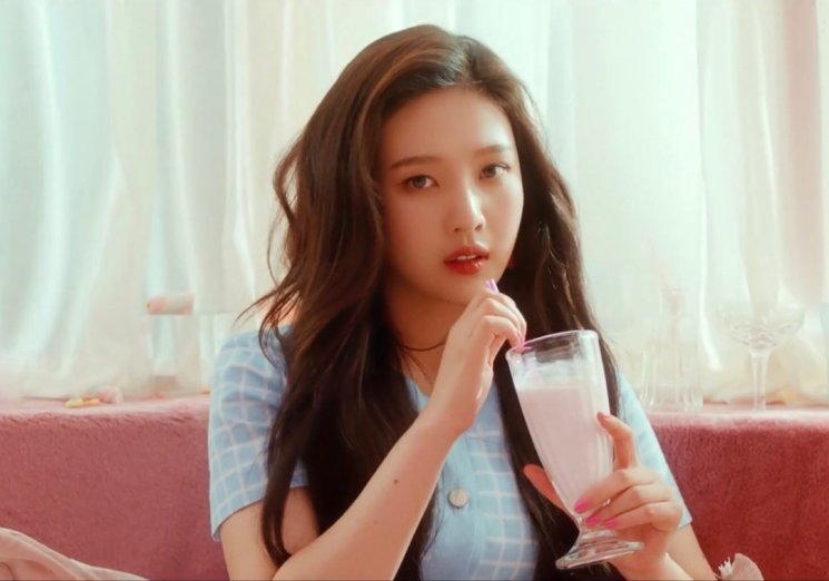 Idol Kpop cantik dengan bibir seksinya. (Instagram/@joy.redvelvet)