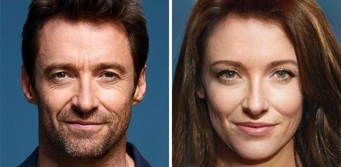 Hugh Jackman (Wolverine). (boredpanda.com)
