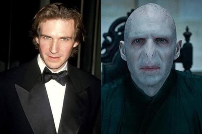 Ralph Fiennes - Lord Voldemort (Harry Potter Series). (Instagram)
