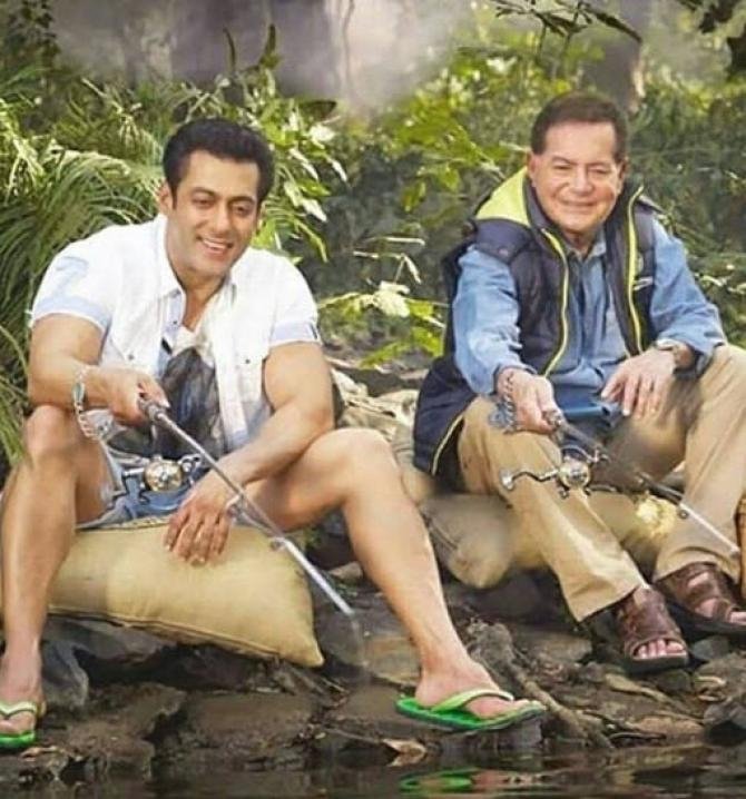 Salman Khan dan Salim Khan (bollywoodshaadis.com)