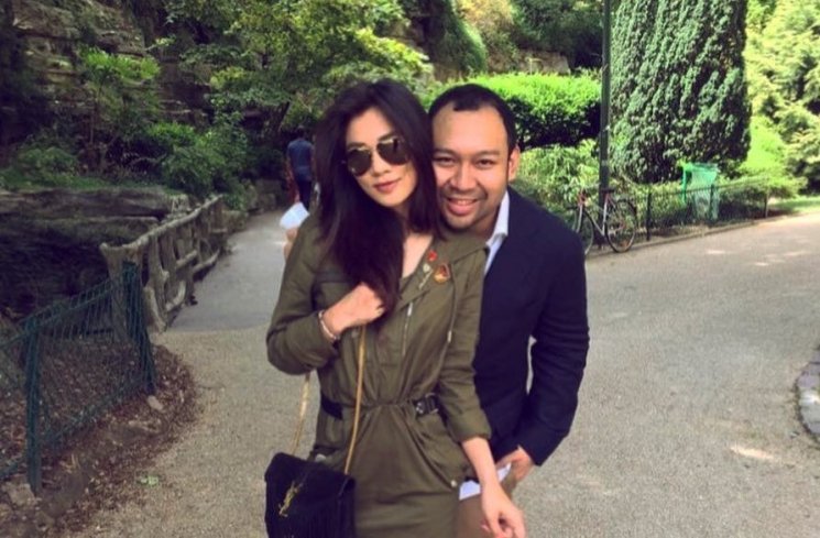 Adinda Bakrie dan Didit Hediprasetyo. (Instagram/@adindabakrie)