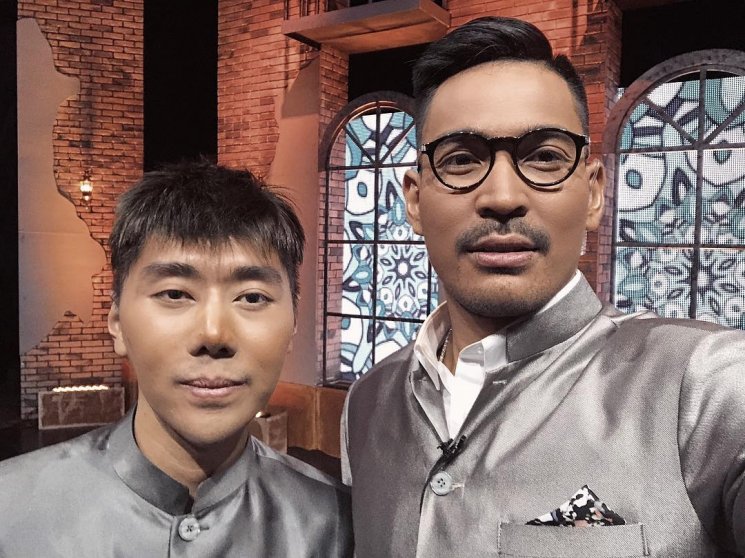Robby Purba dan Roy Kiyoshi. (Instagram/@robbypurba)