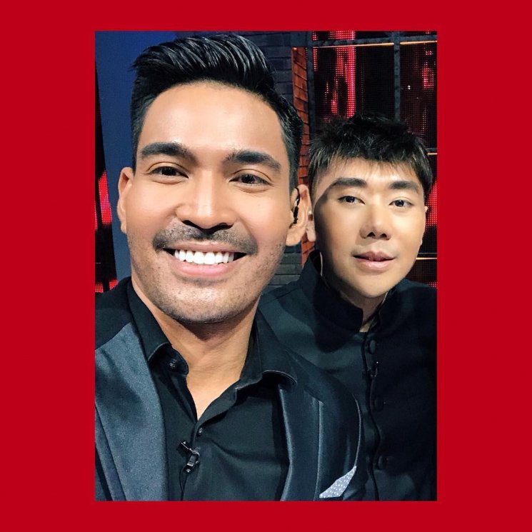 Robby Purba dan Roy Kiyoshi. (Instagram/@robbypurba)
