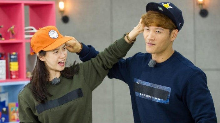 Song Ji Hyo dan Kim Jong Kook Running Man (Soompi)