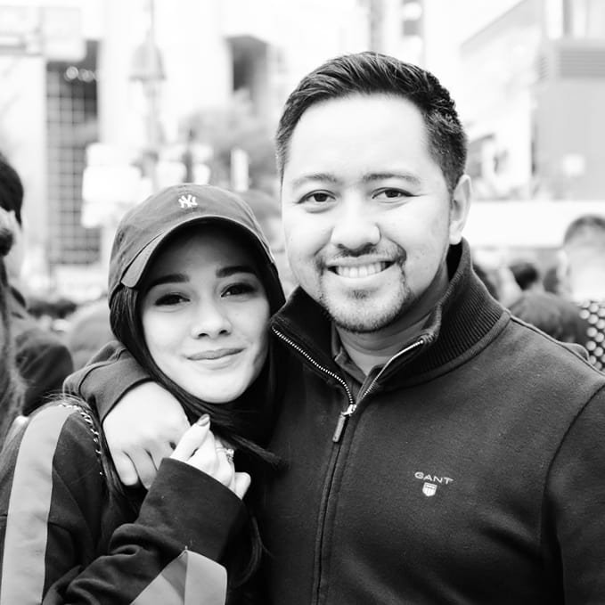 Naysilla dan Roestiandi Tsamanov. (Instagram/@naymirdad)