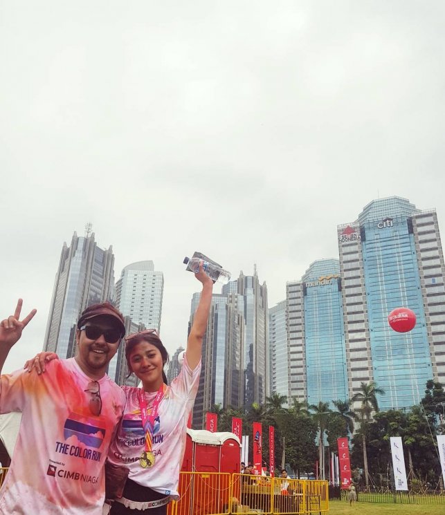 Naysilla dan Roestiandi Tsamanov. (Instagram/@naymirdad)