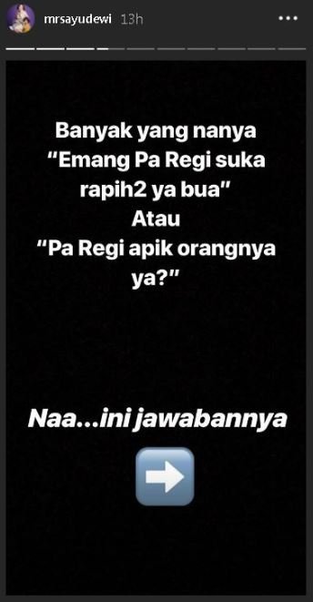 InstaStory Ayu Dewi. (Instagram/@mrsayudewi)