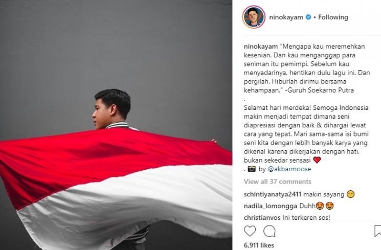 Nino Kayam. (Instagram/@ninokayam)