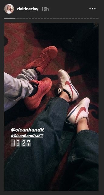 InstaStory Clairine Christabel. (Instagram/@clairineclay)