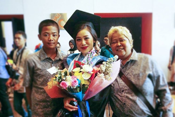 Thalia Gracia, Suti Karno dan Gecho Pradittya (Instagram/@graciathalia)