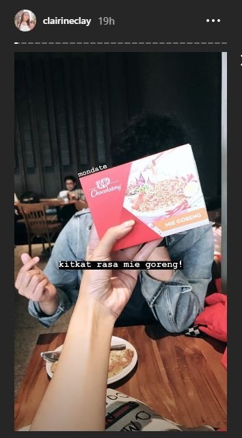InstaStory Clairine Christabel. (Instagram/@clairineclay)