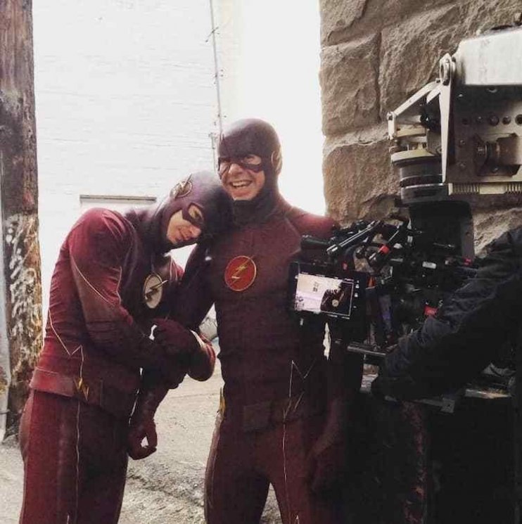 Grant Gustin dan Cody Laudan. (Matdaa.com)