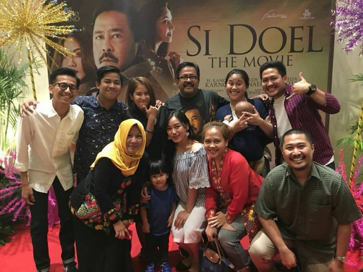 Thalia Gracia di gala premiere Si Doel The Movie (Instagram/@graciathalia)