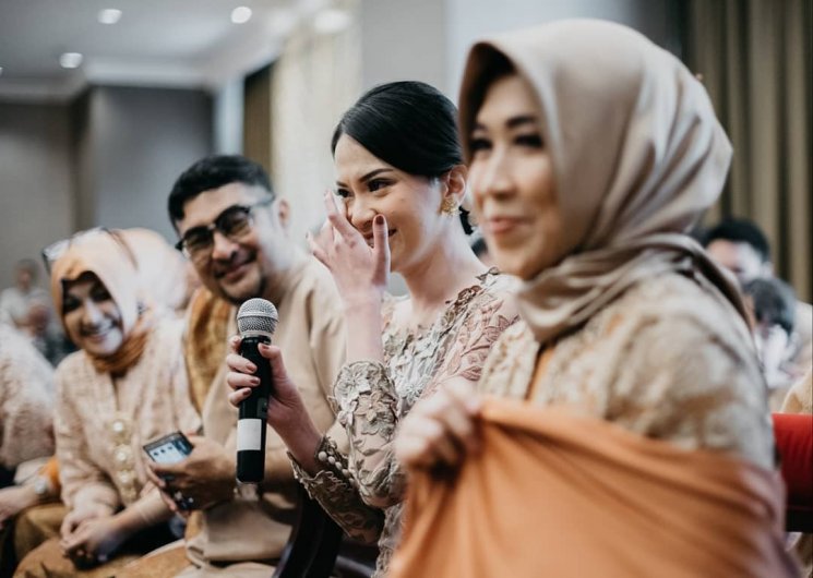 Acara Lamaran Febri HIVI. (Instagram/@febriannindyop)