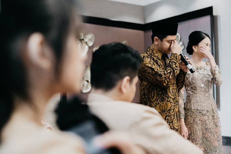 Acara Lamaran Febri HIVI. (Instagram/@febriannindyop)