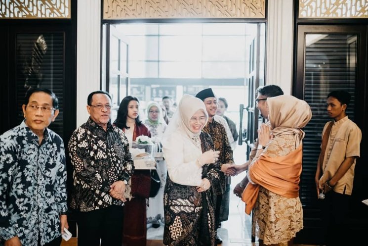 Acara Lamaran Febri HIVI. (Instagram/@febriannindyop)