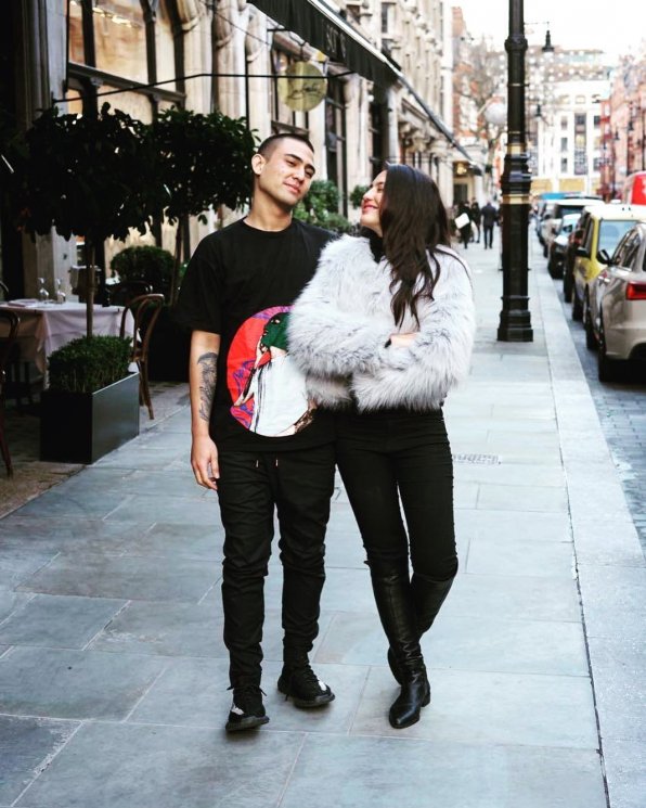 Pevita Pearce dan Axel Matthew. (Instagram/@axelmatthewthomas)