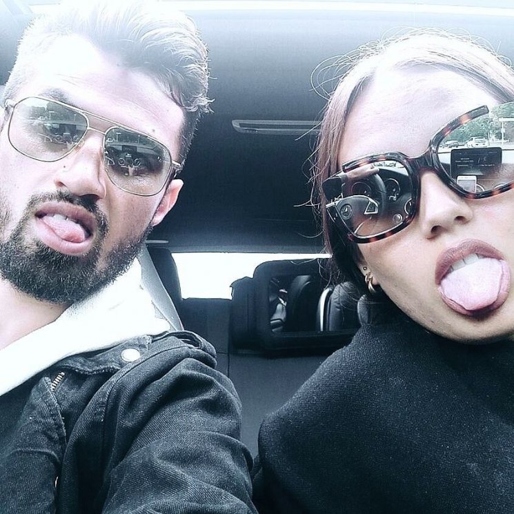 Stefano Lilipaly dan istri (Instagram/@carmenrowena)