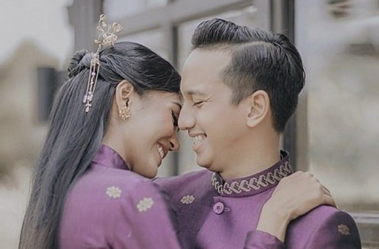 Ge Pamungkas dan Anastasia Herzigova. (Instagram/@kykuu)
