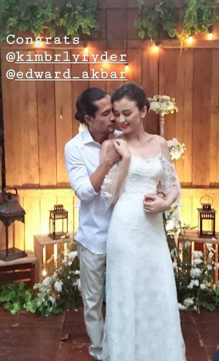 Resepsi Kimberly dan Edward (Instagram/@dimsad77)
