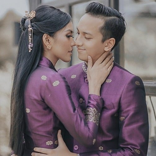 Ge Pamungkas dan Anastasia Herzigova. (Instagram/@kykuu)