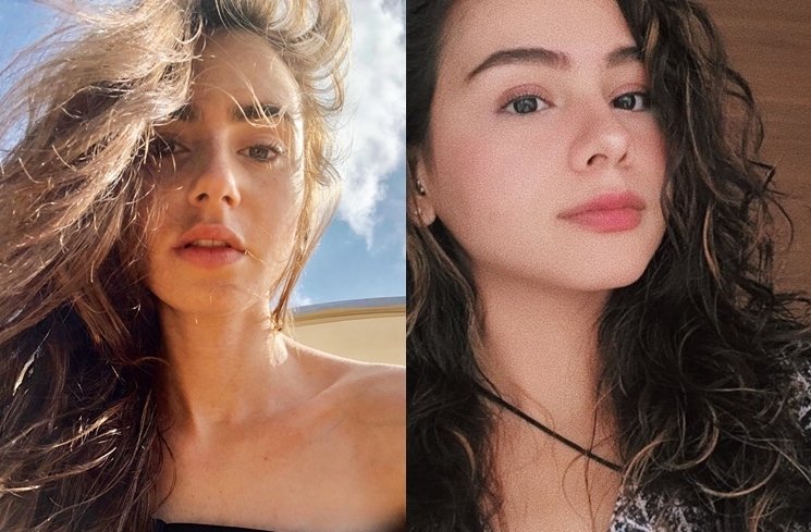 Sahila Hisyam dan Lily Collins. (Kolase Instagram/@lilyjcollins/@sahilahisyam)