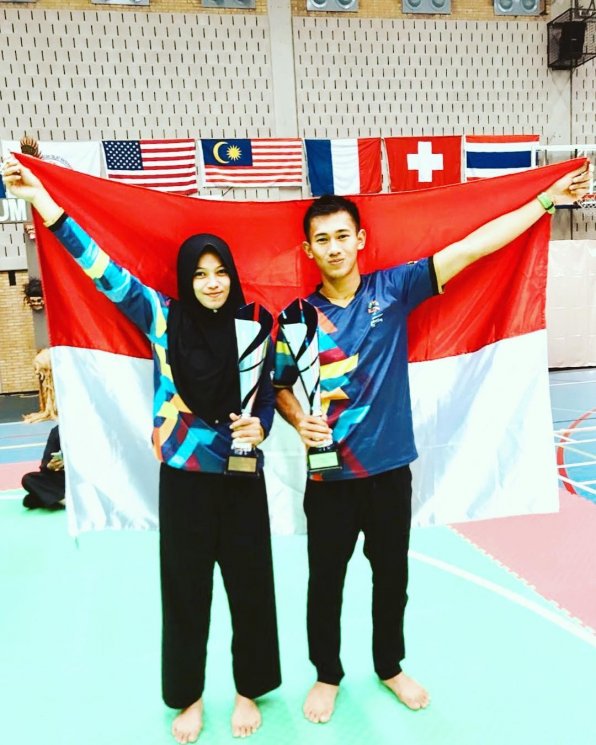 Iqbal Candra Pratama dan Sarah Tria Monita (Instagram/@iqbal_candra)