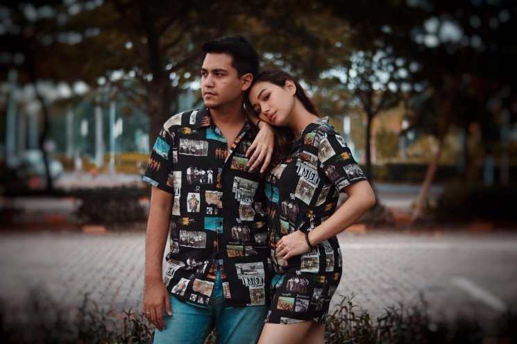 Adzana Bing Slamet dan Rizky Alatas. (Instagram/@adzanabs)
