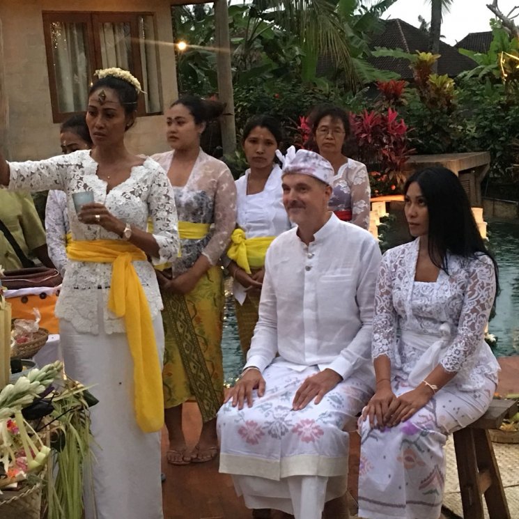 Pernikahan Anggun C Sasmi di Bali. (Instagram/@anggun_cipta)