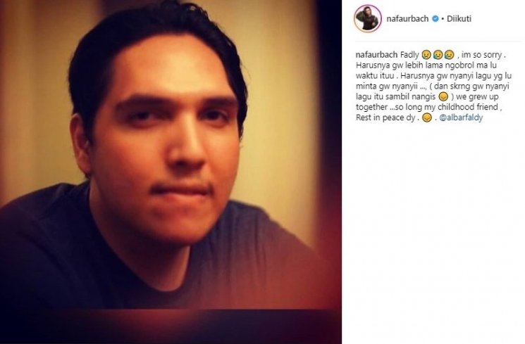 Postingan Nafa Urbach. (Instagram/@nafaurbach)