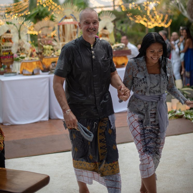 Pernikahan Anggun C Sasmi di Bali. (Instagram/@anggun_cipta)