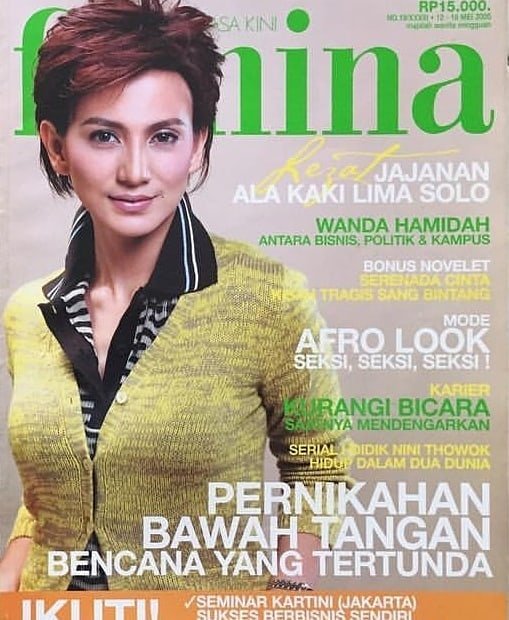 Transformasi Wanda Hamidah. (Instagram/@wanda_hamidah)