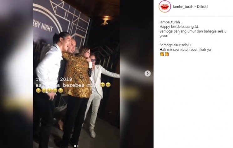 Momen kebersamaan Ahmad Dhani dan Maia Estianty bersama tiga putranya. (Instagram/@lambe_turah)