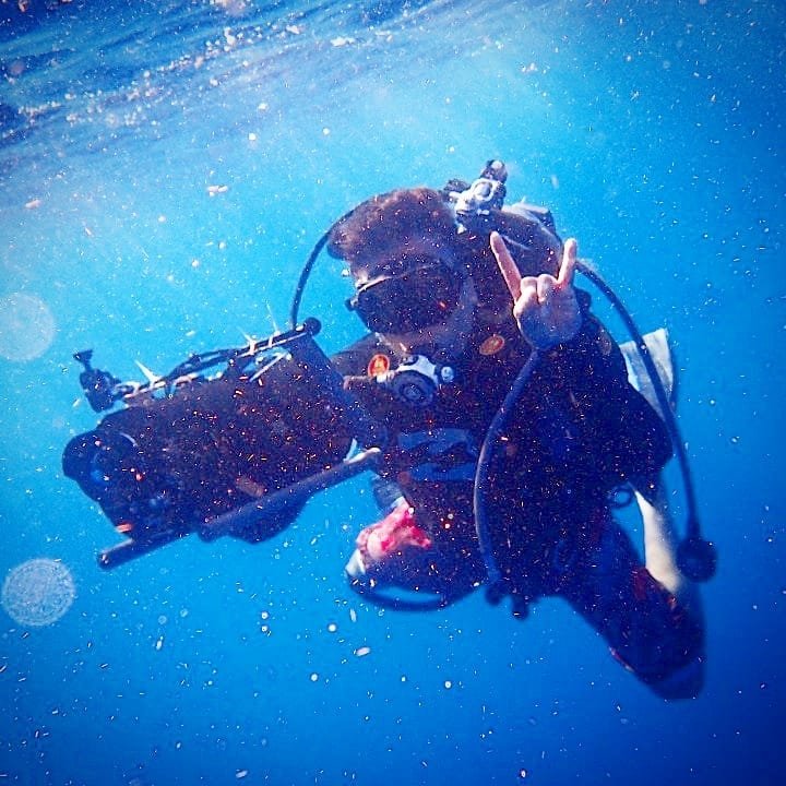 Jose Poernomo hobi diving. (Instagram/@josepoernomo)