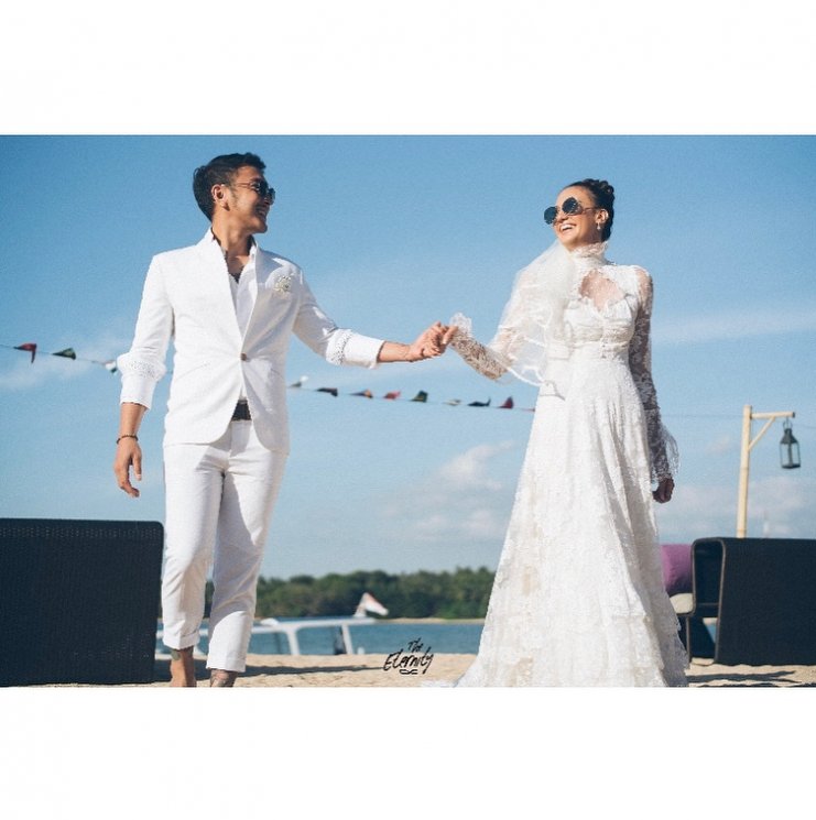 Nadine Chandrawinata dan Dimas Anggara. (Instagram/@nadinelist)