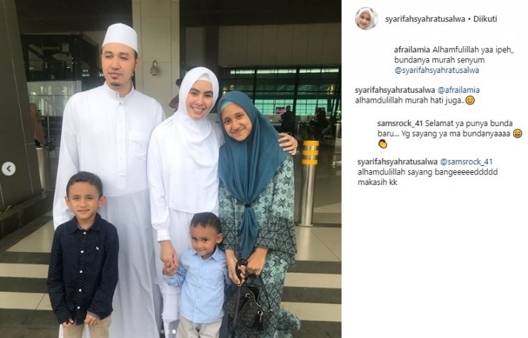 Postingan putri Habib Usman bin Yahya. (Instagram/@syarifahsyahratusalwa)